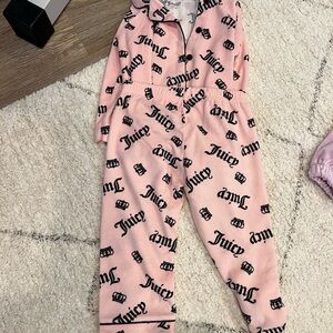 Juicy Couture Pink and Black Kids Footie